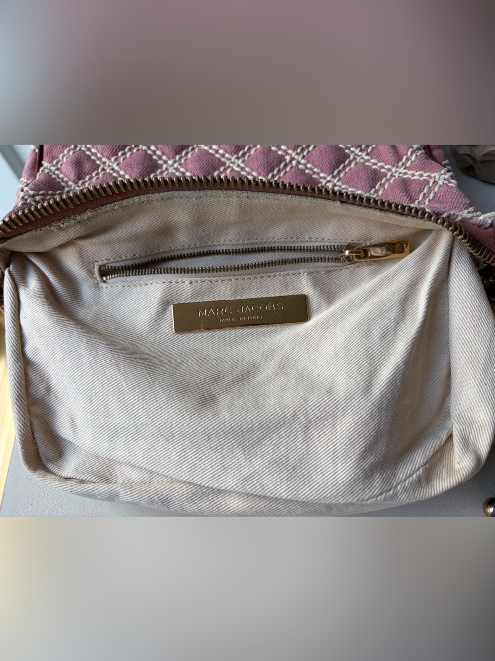 Marc Jacobs Vintage Quilted Denim Cammie Shoulder Bag - Picture 6 of 12